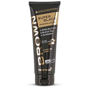 Tannymaxx Super Black Gold Dark Tanning Lotion 1er Pack (1 x 125 ml) Bräunungsverstärker Für Sonne und Solarium 0113010000