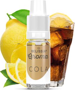 Belissia Lebensmittelaroma Cola - 10ml Hochdosiertes Aroma - Kalorienfrei, Vegan - Für Speisen, Getränke, Shake, Quark, Nebelmaschine, Diffuser uvm.