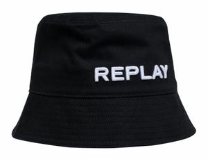 REPLAY Fischerhut Hut Bucket Hat Black schwarz