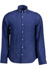 GANT Košile pánská textilní modrá SF14919 - Velikost: S