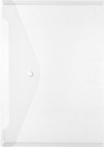 herlitz Dokumententasche, DIN A4, PP, weiß/transparent, 1 Stück