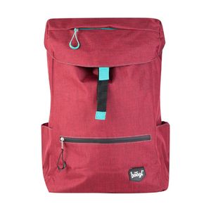Baagl Daypack Rucksack mit dem Laptopfach für Jugendlichen - Schulrucksack für Jungen und Mädchen Teenager - Geräumiger Rucksack für Damen und Herren von Baagl (Red)