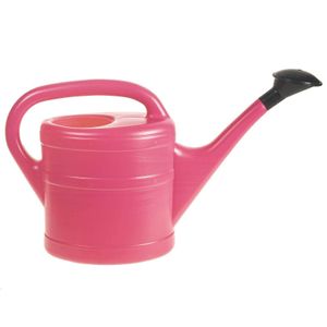 SIDCO Gießkanne pink Blumengießer Wasserkanne Blumengießkanne Kunststoff Kanne 5 Liter