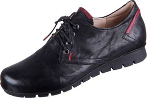 Think MENSCHA Damenschuhe - bequeme Schnür- Halbschuhe schwarz Freizeit NEU