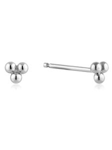 ANIA HAIE Modern Triple Ball Stud Earrings - Silber rhodiniert, E002-01H