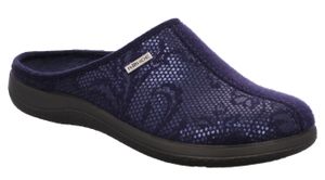 Rohde Damen Hausschuhe Softfilz Pantoffeln Bari 6542, Größe:42 EU, Farbe:Blau