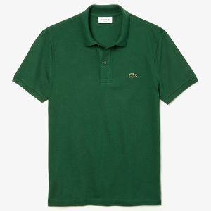 Lacoste Polo Shirt Slim Fit Herren Grün , Größe:M
