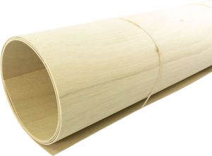3 mm Biegesperrholz | Paulownia Plywood, Sperrplatte, Sperrholz - unbehandelt - H: bis 120cm L: bis 240cm (50x120) cm