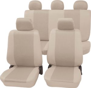 Auto Sitzbezüge Universal Komplett Set 11-teilig - Sydney beige, Eco Class mit SAB 1 Vario | Autositzbezüge / Schonbezüge von PETEX Auto Sitzbezüge Universal Komplett Set 11-teilig - Sydney beige, Eco Class mit SAB 1 Vario | Autositzbezüge / Schonbezüge von PETEX