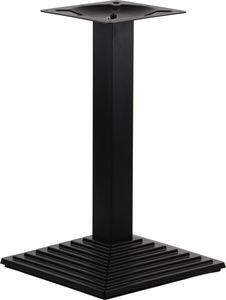 Tischgestell aus Gusseisen SH-5014-6, für Büro, Hotel, Restaurant, Maße 45x45x72,5 cm, Schwarz