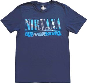 Nirvana - Tričko "Nevermind" pro muže/dámy Uni RO3296 (M) (Navy Blue)
