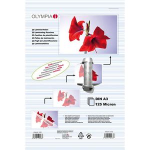 Olympia Laminierfolien DIN A3 125 micron (25 Stück)
