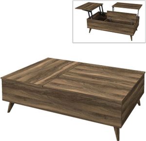 Couchtisch HIDE Nussbaum