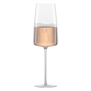 Zwiesel Glas 2 Stück Sektglas leicht & frisch Simplify tritan· kristall·  handgefertigt·  spülmaschinenfest· Handwäsche· Sektglas, Champagnerglas 122055