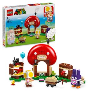 LEGO Super Mario Mopsie in Toads Laden – Erweiterungsset, Spielzeug mit 2 Figuren zum Bauen für Kinder, Fanartikel, Set zum Sammeln, Kleines Geschenk für Gamer, Jungs und Mädchen, ab 7 Jahren 71429