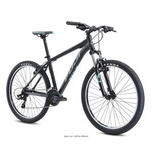 Fuji Nevada 26 1.9 V Mountainbike Jugendliche und Erwachsene ab 150 cm MTB Hardtail Fahrrad 26 Zoll 21 Gänge Shimano, Farbe:satin black, Rahmengröße:43 cm