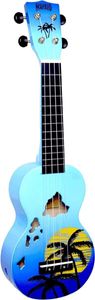 Mahalo Hawaii Hawaii Blue Burst Sopran Ukulele Mahalo Hawaii Hawaii Blue Burst Sopran Ukulele