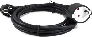 Elektrische Verlängerung 10m 3x1.5 mm Schwarz