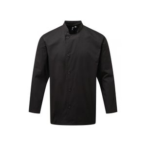 Premier Workwear Unisex Langärmelige Kochjacke Essential PR901 black XL