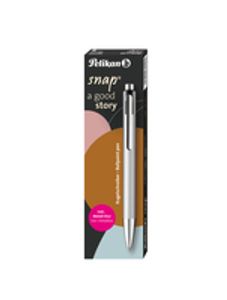 Pelikan biros Snap Metalic K10 srebrny w etui