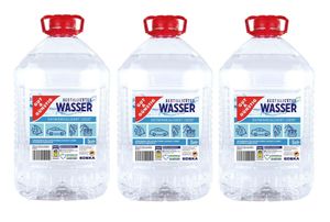 15 Liter destilliertes Wasser entmineralisiertes Wasser 3x5 Liter