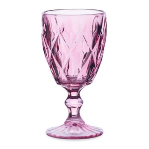 HOMLA Lunna Weinglas Wasserglas 100% Glas 4 Stück 310 ml LUNNA ROSA