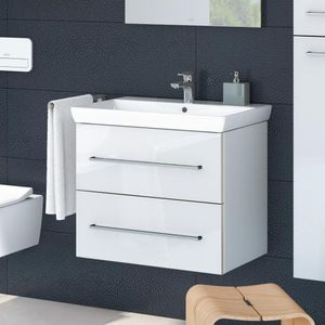 Villeroy & Boch Waschtischunterschrank AVENTO 580 x 514 x 452 mm Crystal White