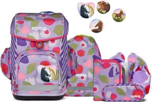 Ergobag Schulranzen-Set CUBO LIGHT BlütenzauBär  6-teilig