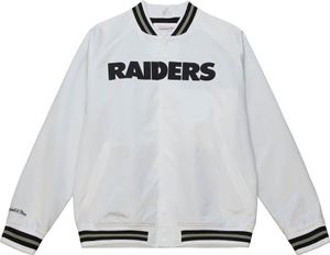 M&N Lightweight Satin Varsity Jacke - Oakland Raiders - XL