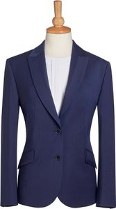 Brook Taverner Herren Blejzr Sophisticated Collection Novara Jacket Blau Mid Blue 14L(42)