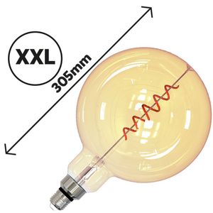 TINT Müller-Licht LED-Lampe, E27, 4,9 W, 350 lm, EEK G, Globe Gold XXL