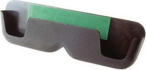 Carpoint brillenhalter selbstklebend 17 x 5 cm schwarz