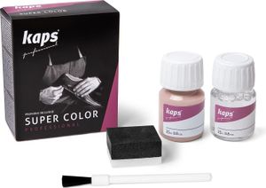 Kaps super color farba na kožu a imitáciu kože vrátane čistiaceho prostriedku - (143) Svetlofialová - 25ml