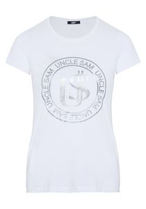SAM BY UNCLE SAM T-Shirt mit coolem Glitzer-Wording-Print