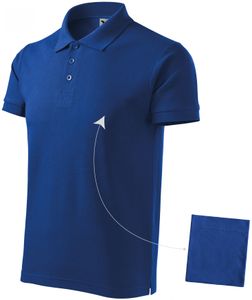 Elegantes Poloshirt für Herren - Farbe: königsblau - Größe: XL