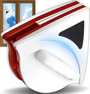 Fensterputzbürste Doppelseitig Doppelseitiger Magnetischer Fensterreiniger mit Fallschutzseil Ultrastark Beidseitige Doppelt Verglaste Fenster Retoo