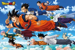 Dragon Ball Super - Flying - Manga Anime - Poster - 91,5x61 cm