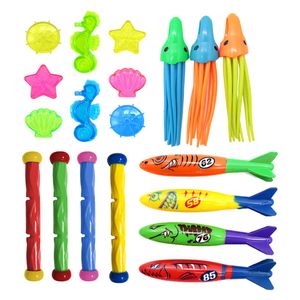 4 Stück Kunststoff Tauchsticks Unterwasser Spielzeug Kinder Dive Geschenk 