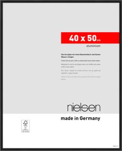 Nielsen Aluminium Bilderrahmen Atlanta, 40 x 50 cm, Schwarz Matt