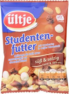 ültje Studentenfutter süß und salzig teilweise schokoliert 150g