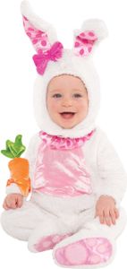Flauschiges Hasen Baby Kostüm