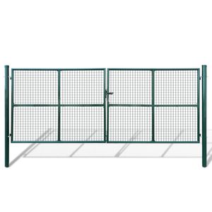 vidaXL Zahradní brána plotová brána plotová brána 415 x 200 cm / 400 x 150 cm