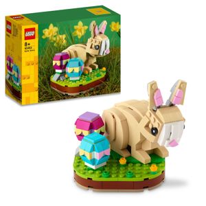 LEGO 40463 Osterhase Spielzeug zu Ostern zum Basteln für Kinder, ideal als Ostergeschenk oder Osterdeko