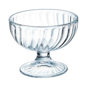 Arcoroc Sorbet Eisbecher, Eisschale, 10cm, 220ml, Glas, transparent, 6 Stück