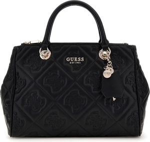 GUESS Marieke Status Satchel Damen Shopper black logo GUESS Marieke Status Satchel Damen Shopper black logo