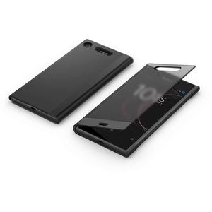 Sony "Style Cover Touch SCTG50" Bookcover für Xperia XZ1, Schwarz "sehr gut"