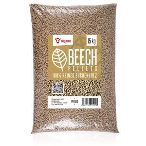 BBQ-Toro 15 kg Beech Pellets aus 100% Buchenholz | Buchenpellets