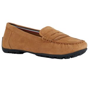 Geox - Dámské mokasíny "Kosmopolis", semiš FS10660 (36 EU) (Camel)