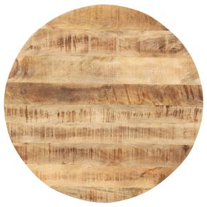 vidaXL Stolová doska z masívneho dreva Mango Round 15-16 mm 40 cm