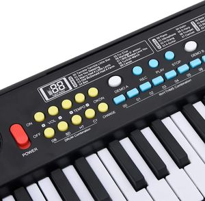 vidaXL 37klávesový elektrický klavír s mikrofonem pro děti